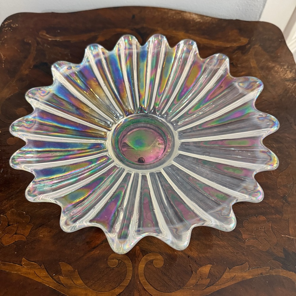 Vintage Federal Glass Co Celestial Star Burst Pattern